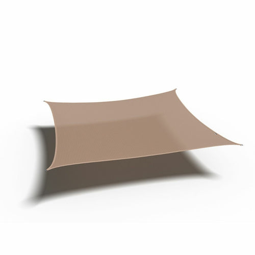 Platinum schaduwdoek Coolfit vierkant zand 5.0x5.0x5.0x5.0m
