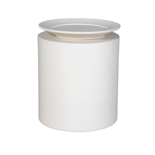 DÉJA Living Bijzettafel Byske - Rond Beige Eco Composiet - 40cm - vtwonen shop