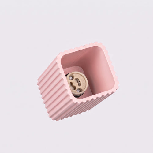 Sollux Lighting Plafondlamp RAYO 10 roze - 6x6x10cm