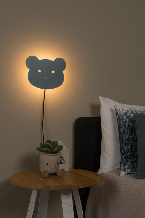 Lucide wandlamp CHARLIE - Geïntegreerde LED - Blauw - vtwonen shop