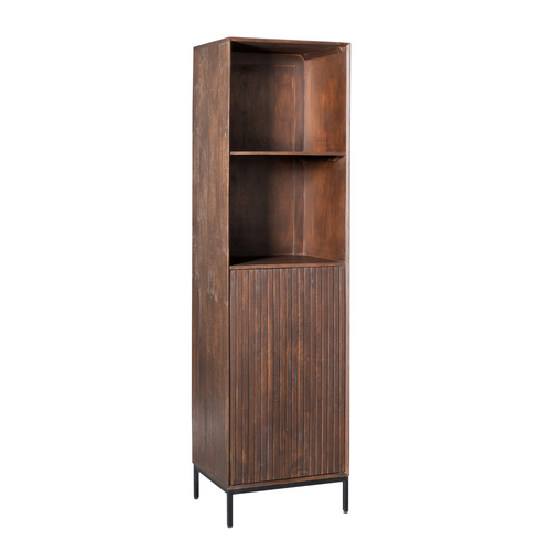 Starfurn  boekenkast Madison - bruin - 45x55x200cm - vtwonen shop
