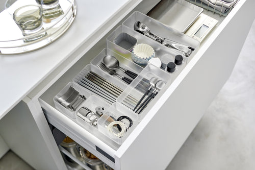 Yamazaki Stapelbare Lade Organizer - diep | smal - Tower - Wit