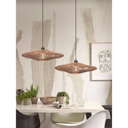 GOOD&MOJO hanglamp Zanzibar - bruin - Ø55cm - vtwonen shop