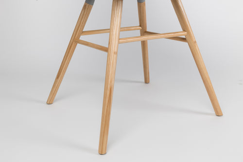 Zuiver Albert Kuip Eetkamerstoelen Taupe - Set van 2 - vtwonen shop