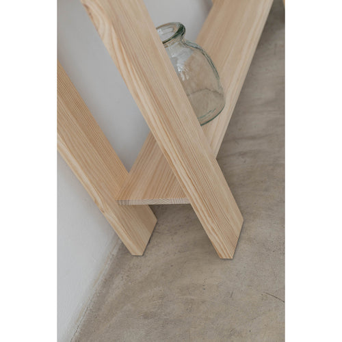 Naan Furniture Console Tagomago - Ongelakt massief hout - Natuurlijk - 120 x 80 cm - vtwonen shop