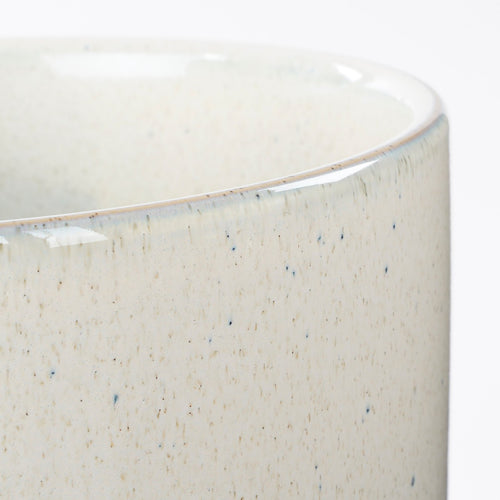 Mica Decorations Lago Bloempot - H17 x Ø18 cm - Wit