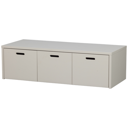 WOOOD kistbank met lades Silke - Grenen - Dust/Grijs - 36x120x50 - vtwonen shop