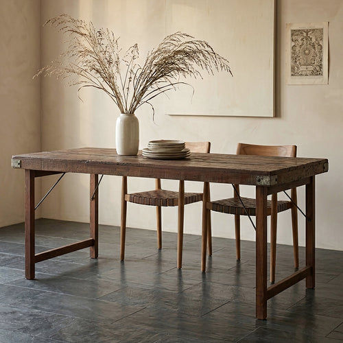 Raw Materials inklapbare eettafel - FSC gerecycled hout - 165x75x76 cm
