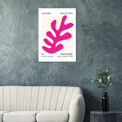 Artfulprints  Matisse – Ocean petals pink   poster A4 21x29.7 cm - vtwonen shop