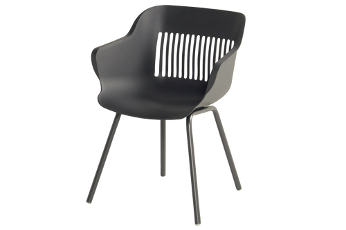 Hartman Tuinstoel Jill Rondo - Antraciet Kunststof - Set Van 2 - vtwonen shop