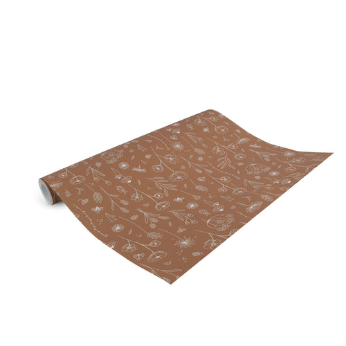 Little Dutch Vliesbehang - Wild flowers Rust - Oranje - 10mx53cm - vtwonen shop
