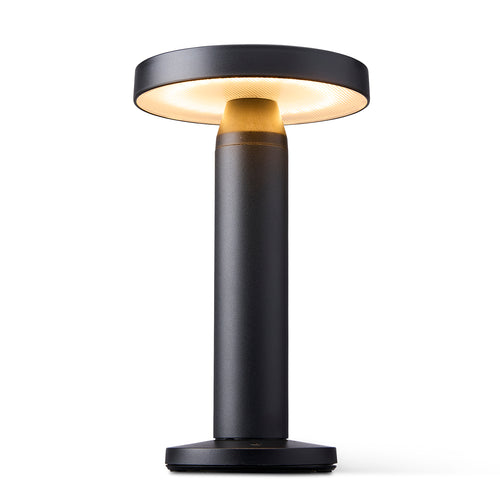 Lighto | Tafellamp zwart solar voor buiten | Oplaadbaar | Werkt op zonne-energie - vtwonen shop