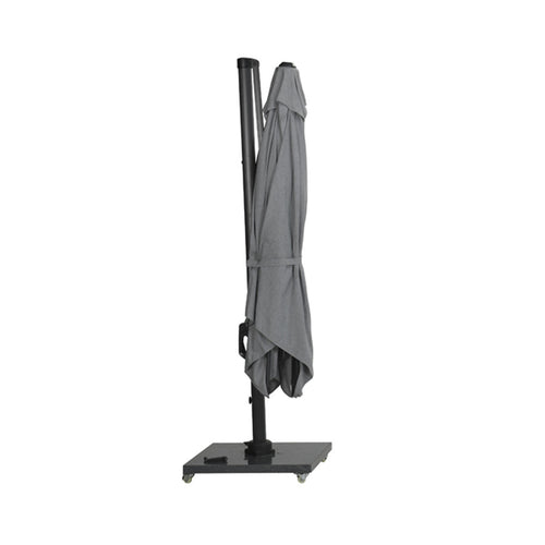 Garden Impressions zweefparasol Hawaii Deluxe licht grijs doek - 300x300 cm - vtwonen shop