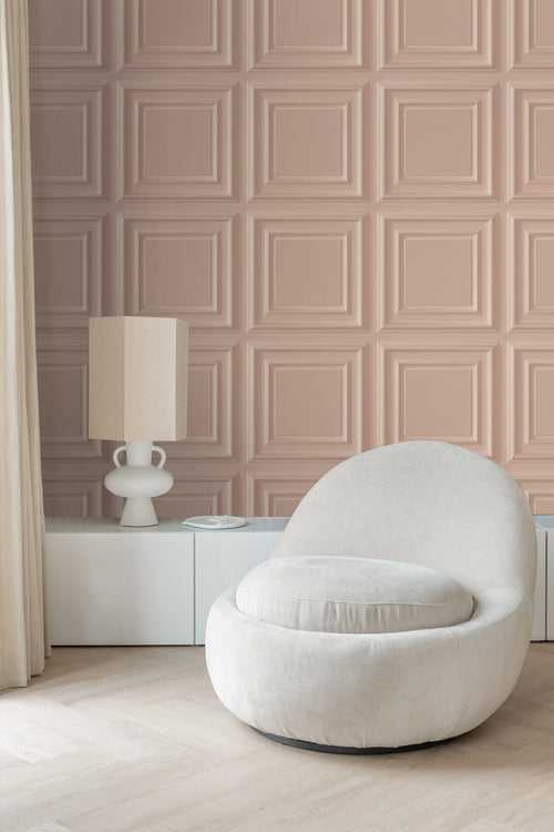 Origin Wallcoverings behang wandpanelen oudroze - 53 cm x 10,05 m - 347829 - vtwonen shop