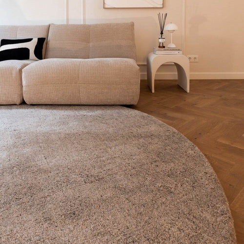 Interieur05 berber vloerkleed Nador - zand - Ø 120 cm