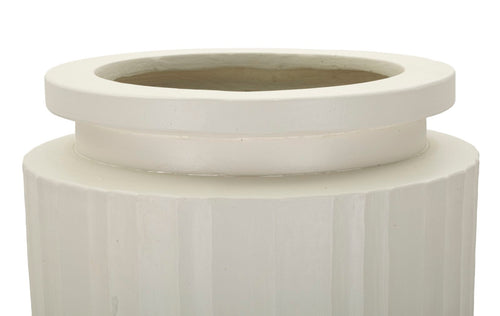 Mauro Ferretti vaas - 32x80 cm - crème