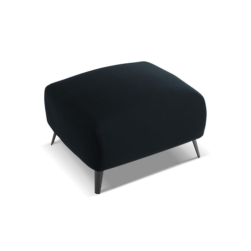 LaMiaSofa Poef Genova - velours - koningsblauw - 65x65x44