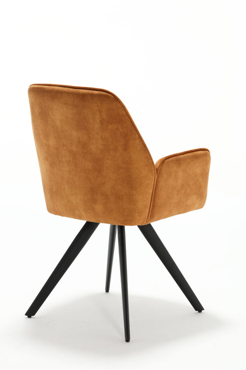 Starfurn  eetkamerstoel Nova - goud - 58x65x64cm - vtwonen shop