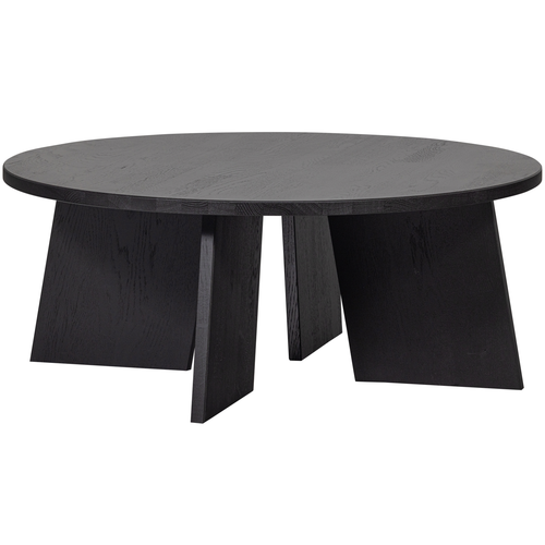 Basiclabel salontafel Fries - Eiken - Blacknight - 36x90x90 - vtwonen shop