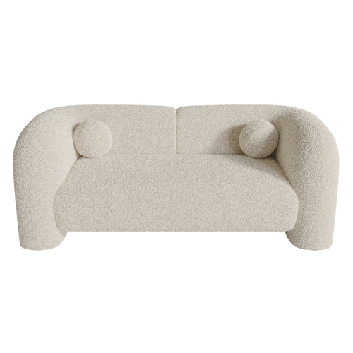 Sia Home - Bank NOLA - bouclé-stof crème 168cm