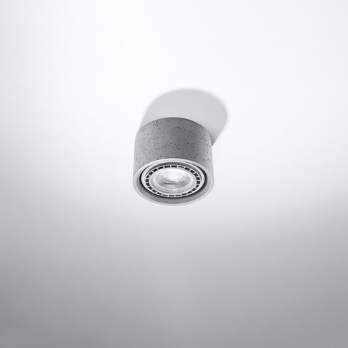 Sollux Lighting Plafondlamp BASIC 1 beton - 14x14x9cm