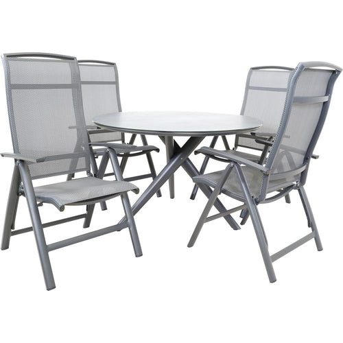 Lesli Living bistrostoel Lotis - antraciet - 61,5x65x114cm