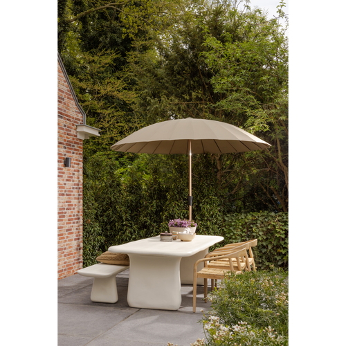 WOOOD tuinbank Loggia - Polymeer - Naturel - 45x227x40