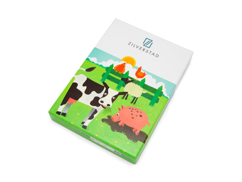Zilverstad - Kindercouvert Boerderijdieren - 4 delig - RVS - vtwonen shop