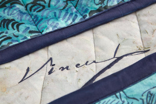 Bedsprei beddinghouse x van gogh museum champs de blé - Bedsprei - 260x260 cm - Blauw - vtwonen shop