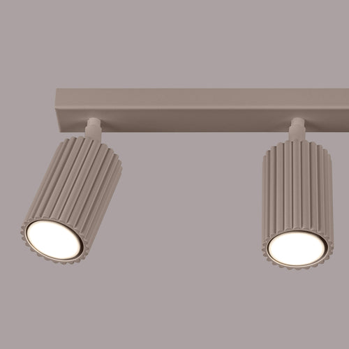 Sollux Lighting Plafondlamp KARBON 3L taupe - 45x6,5x16,5cm