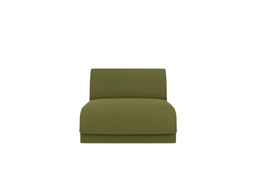 Micadoni Module Miley boucle donker olijfgroen - 90x75x70cm