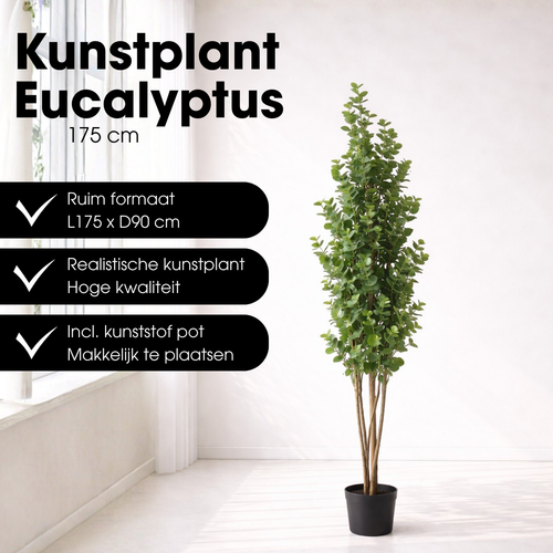 Kunstbonsai Boom Plant Eucalyptus Kunstboom In Plastic Pot Plant Nep Boom Voor Binnen Buiten Ingemaakte Nep Voor Huis Tuin Decoratie Kunstbomen (Size : 90cm Kunstbonsai Boom Plant Eucalyptus Kunstboom In Plastic Pot Plant Nep Boom Voor Binnen Buiten Ingemaakte Nep Voor Huis Tuin Decoratie Kunstbomen (Size : 90cm