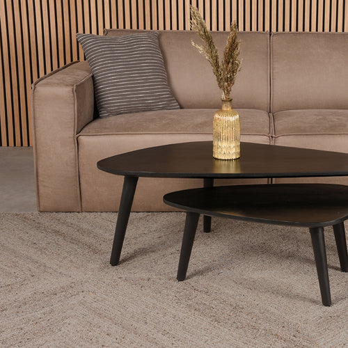 LABEL51 Vloerkleed Blendy - Taupe Wol - 160x230x1,5cm