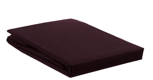 Ambiante hoeslaken Cotton Uni HL - 80x200 cm - donker rood - vtwonen shop