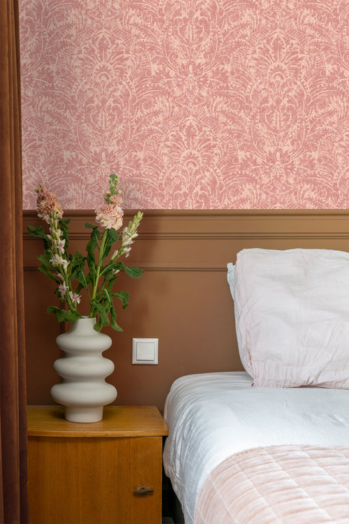 ESTAhome behang ornamenten roze - 50 x 900 cm - 131619 - vtwonen shop