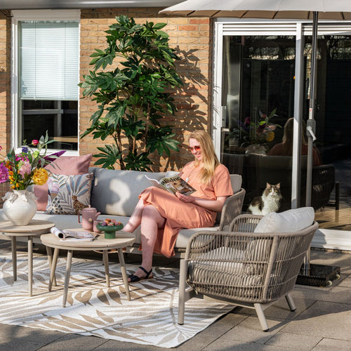 Garden Impressions Loungeset Luzia 5-delig - taupe