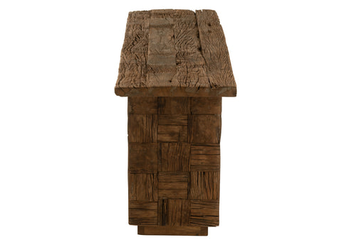 J-Line console Woody - hout - naturel - vtwonen shop