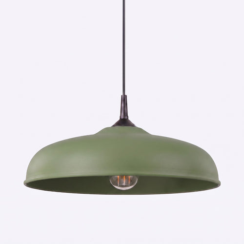 Sollux Lighting Hanglamp GINA olijfgroen - 38x38x74cm