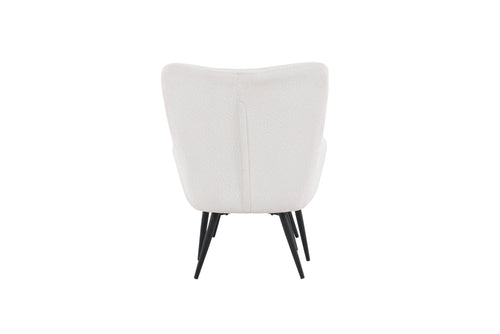 Rebellenclub Fauteuil Malo - Wit bouclé - vtwonen shop