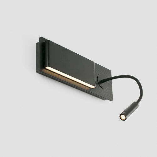 Faro MOOD Wandlamp Met Leeslamp Zwart 3000K