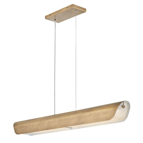 LED-Deckenleuchte, Bar, Pendelleuchte, zeitgenössisches Erbe, Messing, 3000 K