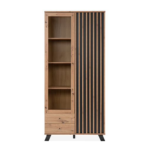 Calicosy - LUBLIN Servieskast - Licht hout - 40x92x198 cm