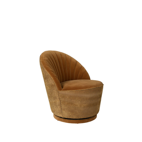 Dutchbone Madison Loungestoel Whiskey - Oranje - vtwonen shop