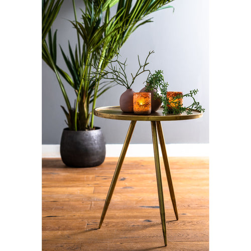 Light & Living bijzettafel ENVIRA - goud - Ø51cm - vtwonen shop