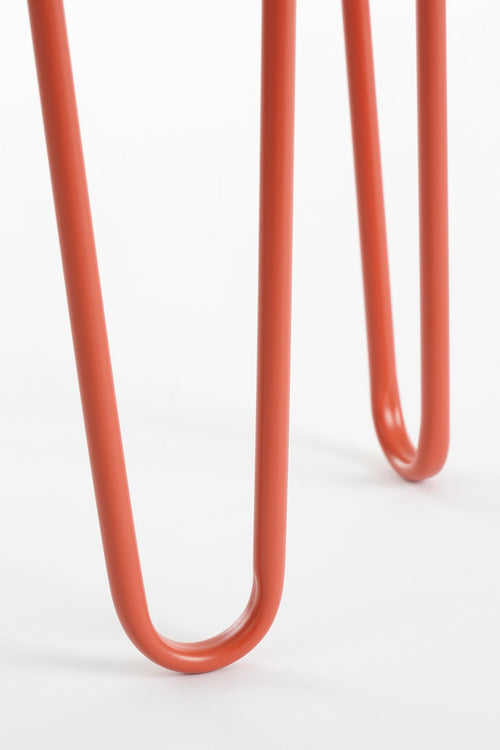 Mica Decorations Stanly Bloempot op Standaard - Set van 2 - L42 x B21 x H46 - Metaal - Perzik - vtwonen shop