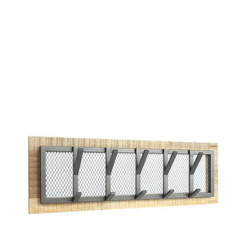 LABEL51 Kapstok Crude - Metaal/ Mangohout - 90x11x30cm - vtwonen shop