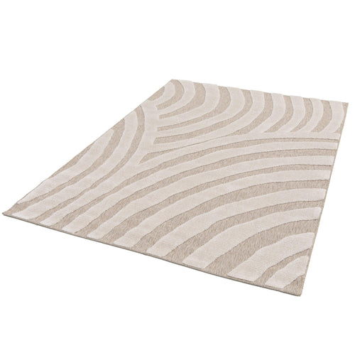 AFK Living vloerkleed Onde - reliëfeffect - beige - 120 x 170 cm