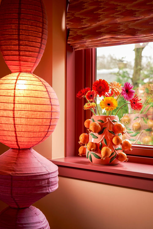 Mica Decorations  Melika Vaas - H31 x Ø34 cm - Keramiek - Roze - vtwonen shop