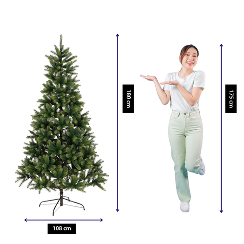 Black Box Trees Nagoya Kunstkerstboom - Kerstboom H180 x Ø108 cm - Groen
