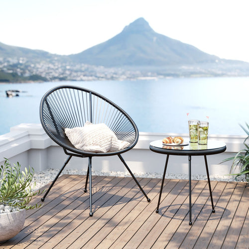 Kare Design Tuinmeubelair Acapulco Mono zwart - vtwonen shop